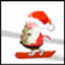  Santa Snowboard